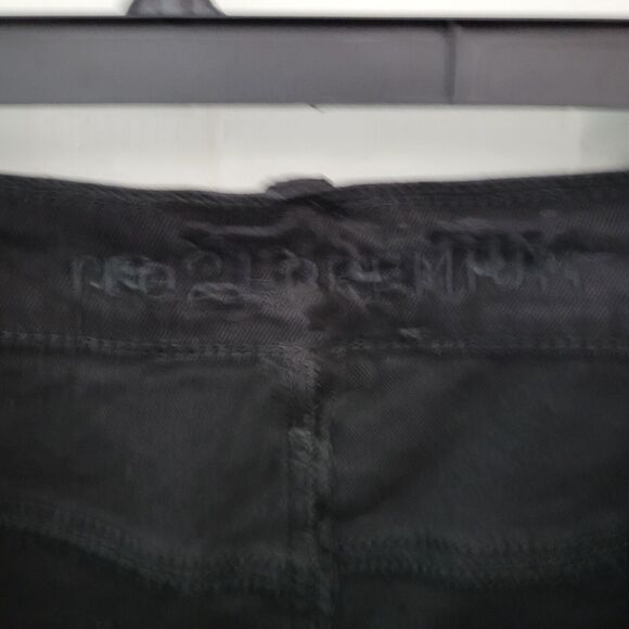 Rue21 Supreme Flex Mens Size 32x30 Black Patchwork Straight Leg Jeans - Picture 8 of 12